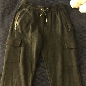 Black jogger sweatpants